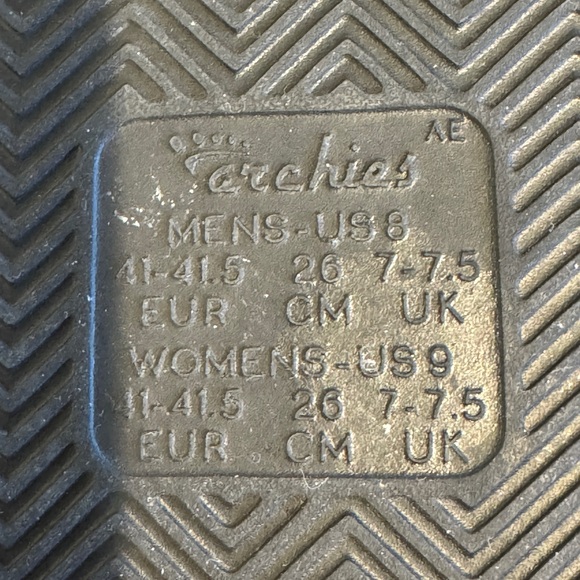 Archies Support Flip Flops - Picture 2 of 5